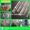 AISI 201round stainless steel embossed pipe/tube